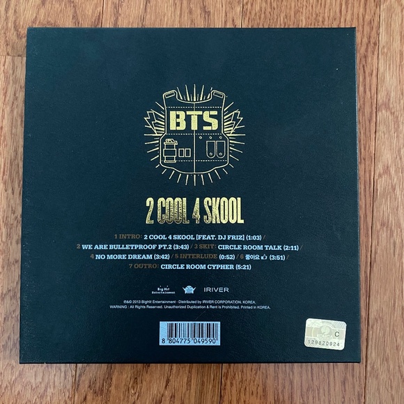 Official BTS 2 Cool 4 Skool Album - Picture 2 of 2
